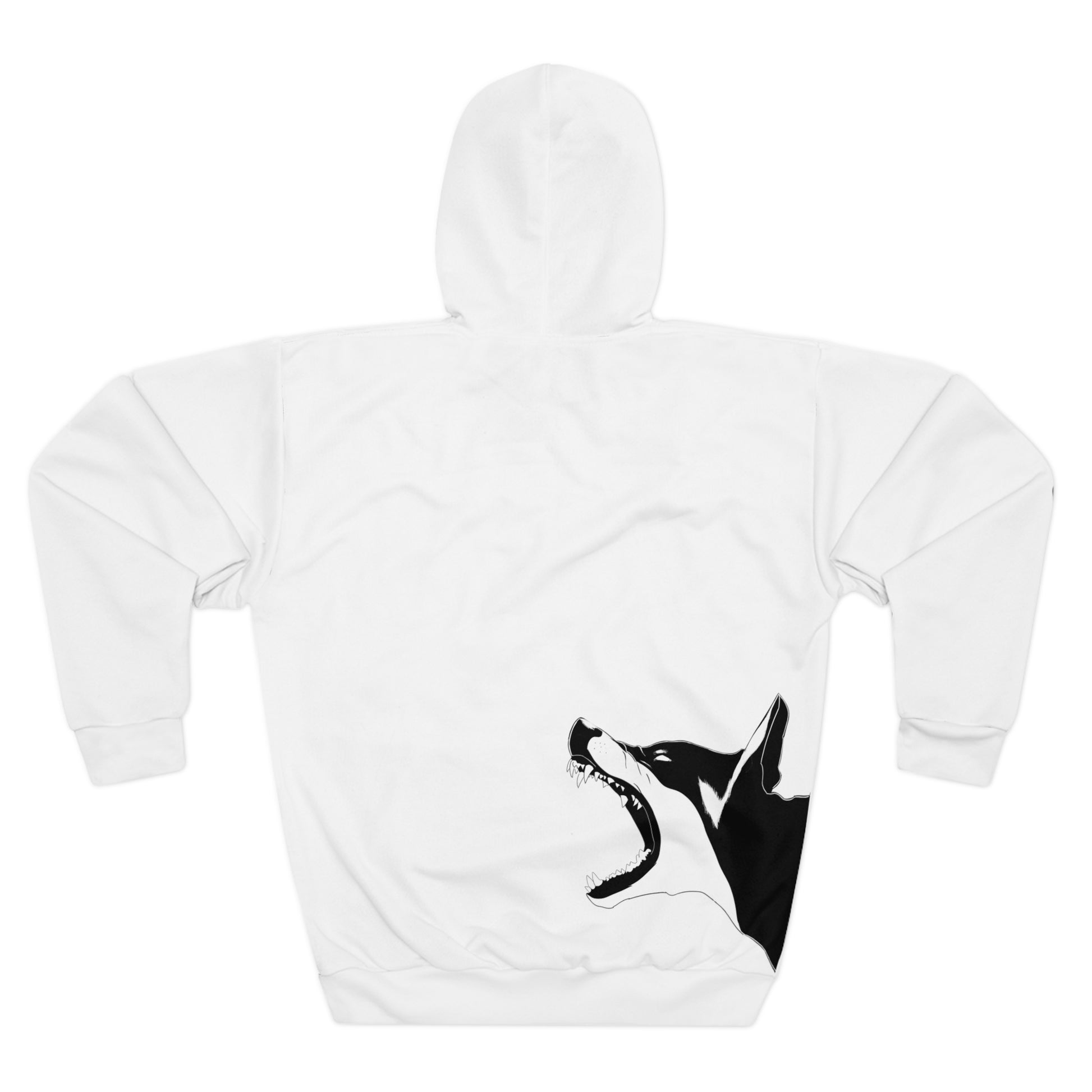 Pzuqiu White Crop Hooded Sweatshirt Universal Fit for Most 13-14